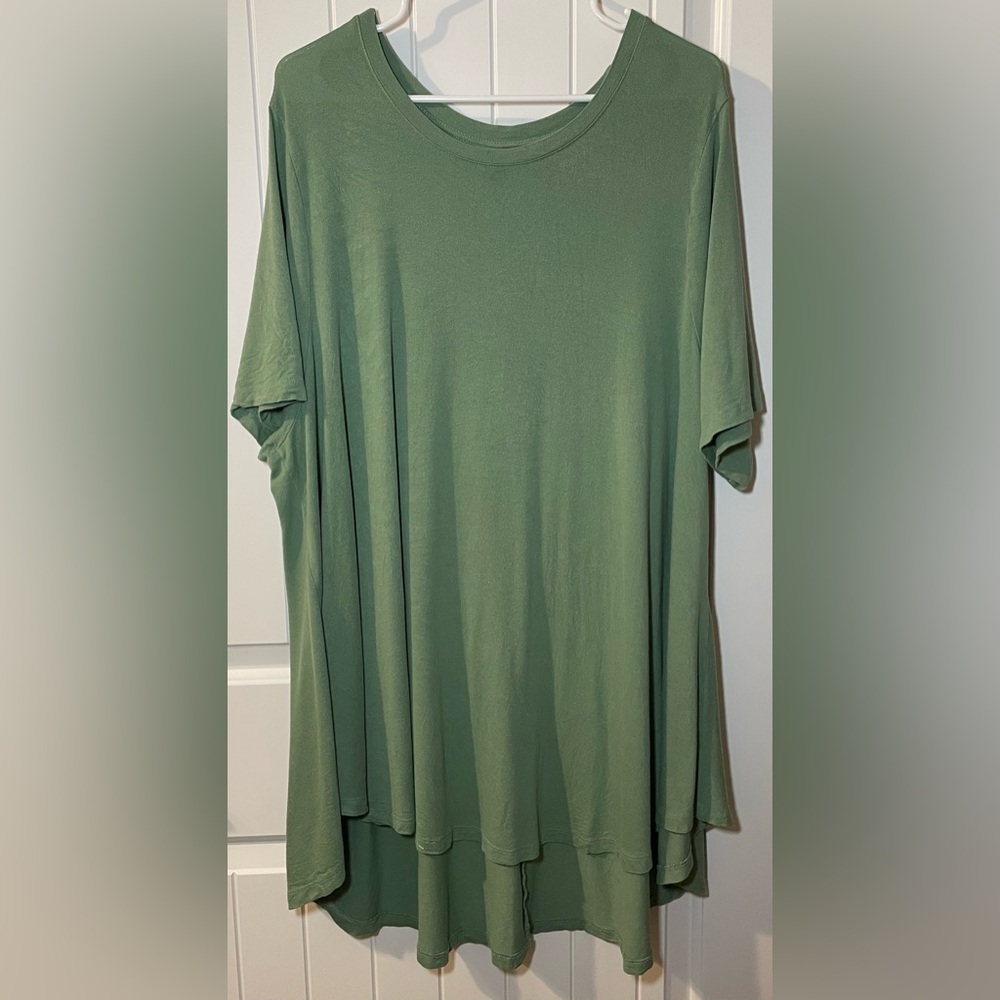 Lane Bryant Green Blouse - Picture 1 of 5